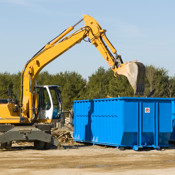 how many times can i have a residential dumpster rental emptied in Baker Montana